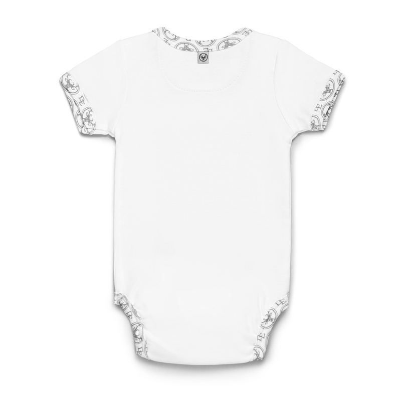 Body niemowlęce klasyczne z krótkim rękawem