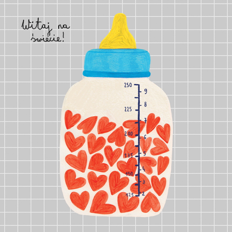 Kartka Witaj na świecie