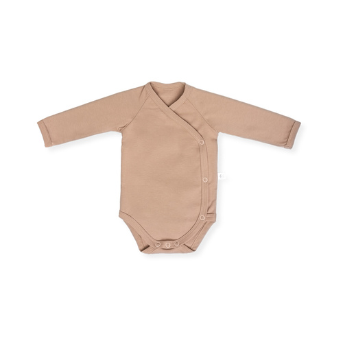 Kimono bodysuit with long sleeves